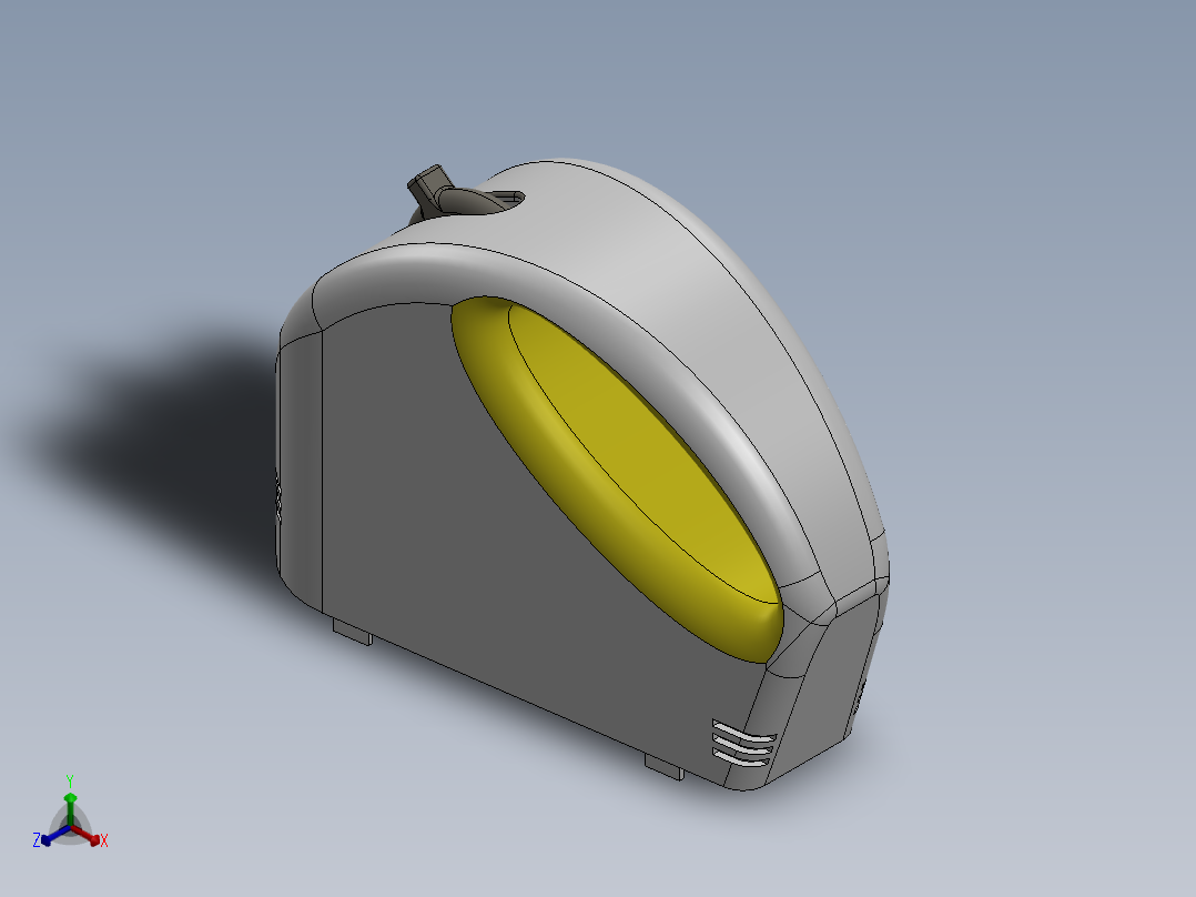 搅拌蛋正等轴测图