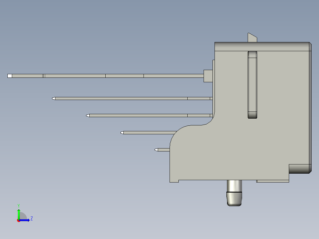 TF1506005-塑件+直针左视图