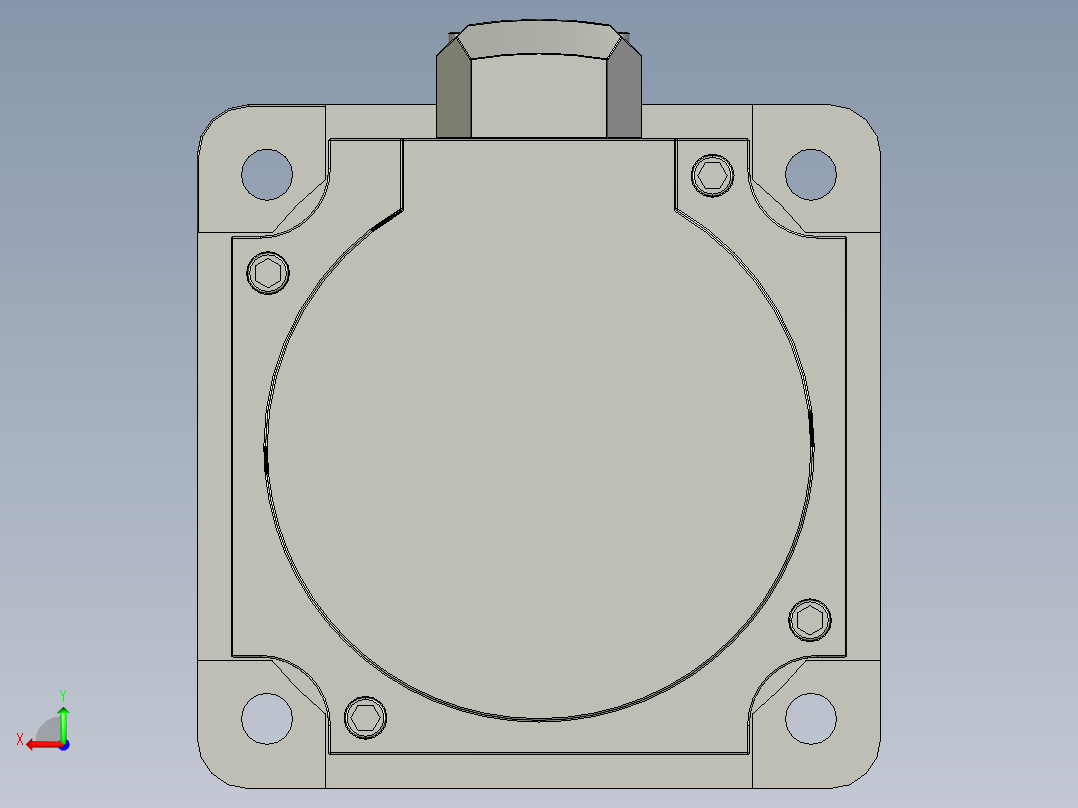 60-90-Z系列伺服电机80ST-M02430Z1后视图