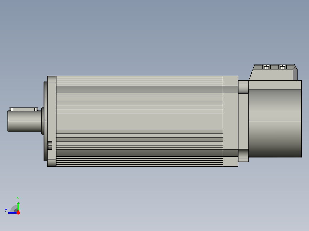 60-90-Z系列伺服电机80ST-M02430Z1右视图