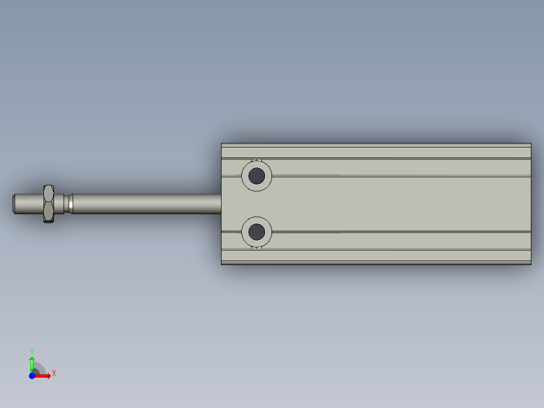 MD10x25S切刀上下气缸前视图