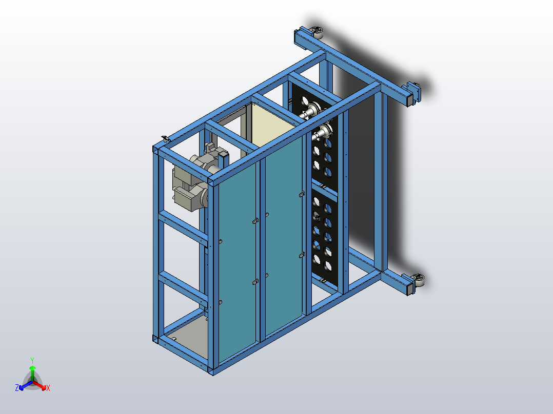 刀架零件架主视图