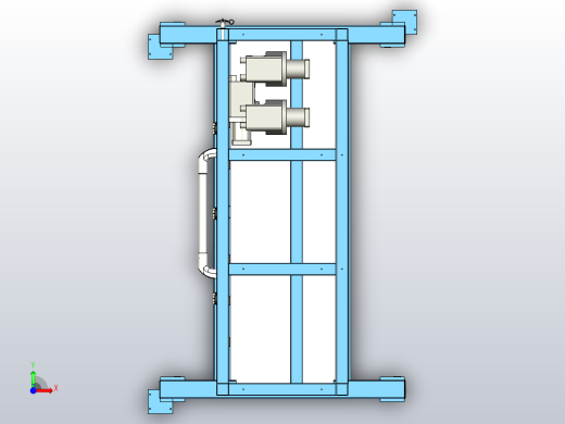 刀架零件架前视缩略图