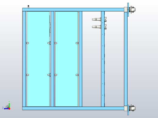 刀架零件架右视缩略图