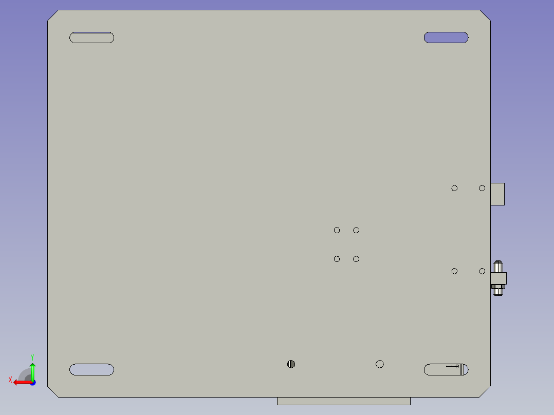 Luxottica眼镜埋钉小件振动盘后视图