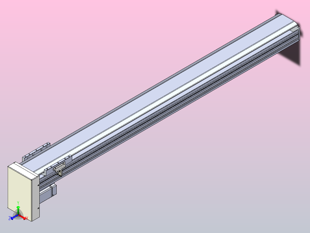 日规模组半封闭丝杆TPA-HNR-120D-1610C-L1100-MP-C-P40-N3主视图