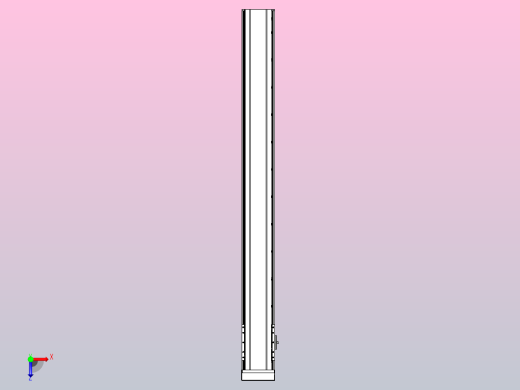 日规模组半封闭丝杆TPA-HNR-120D-1610C-L1100-MP-C-P40-N3俯视缩略图