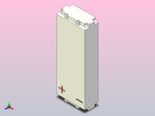 大众ID3和ID4电池模块正等轴测缩略图