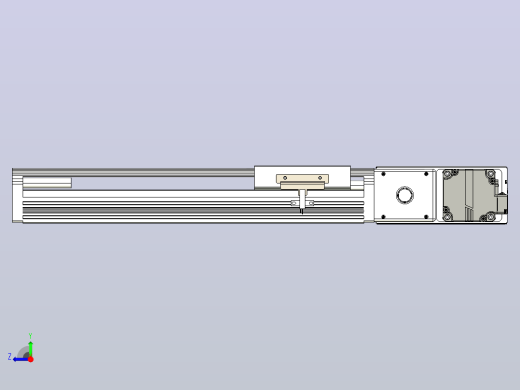 皮带直线轴半封闭可选导轨TPA-HNB-105D-90-L200-MR-C-P20-N3右视缩略图