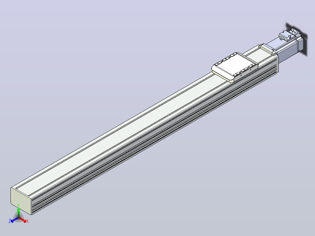 滚珠丝杠直线轴带导轨全封闭TPA-HCR-85D-1610C-L800-M-Y-P20-N3主视图