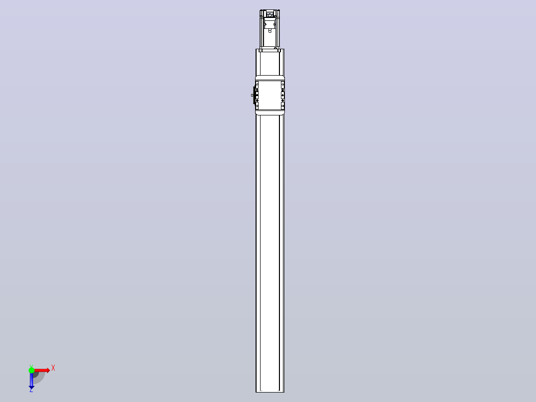 滚珠丝杠直线轴带导轨全封闭TPA-HCR-85D-1610C-L800-M-Y-P20-N3俯视图