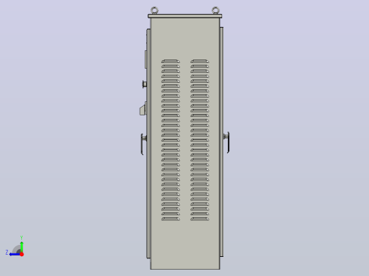 JJ1-55～75自耦减压起动控制柜三维模型202010右视缩略图