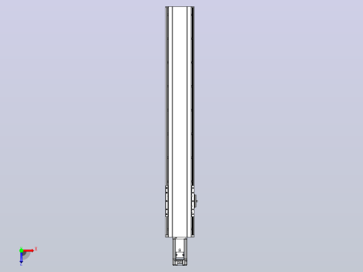日规模组半封闭丝杆TPA-HNR-120D-1610C-L700-M-C-P40-N3俯视缩略图