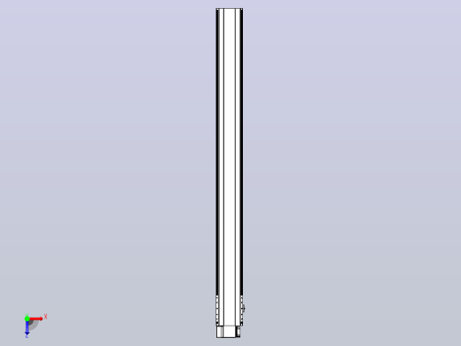 皮带直线轴半封闭可选导轨TPA-HNB-202D-140-L2050-LP-C-P75-N3俯视缩略图