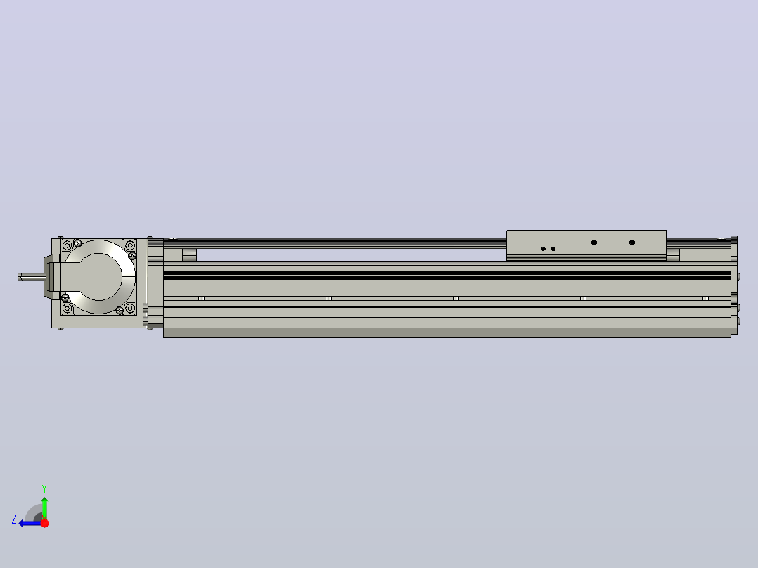 MT120BT半封闭皮带滑台[MT120BT.L100.200.LT.P40.C3]右视图