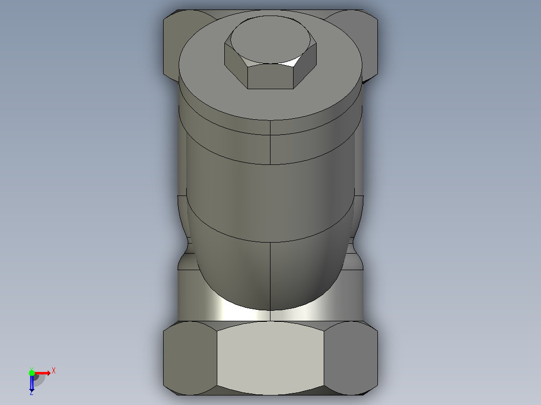 SY11C-H10～H25 Y型过滤器[32]俯视图