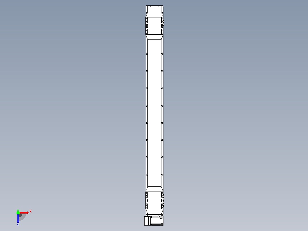 皮带直线轴双滑块型TPA-GCBS-150-P80-L625-LU-M75-N3俯视图