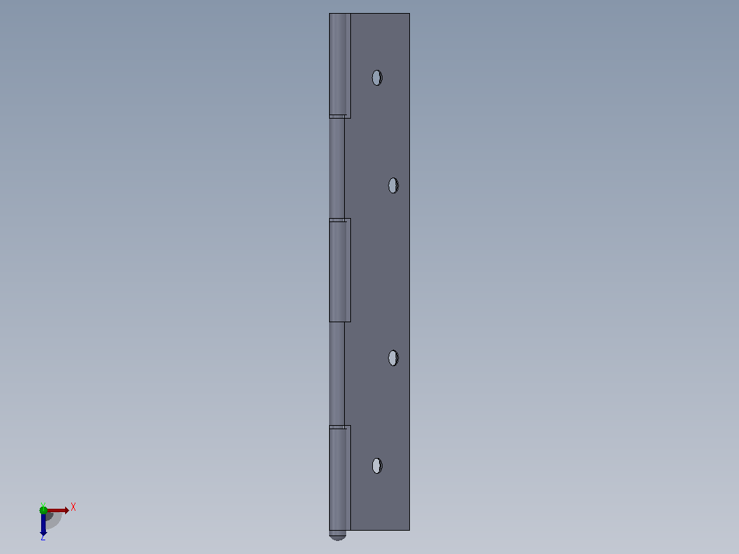 铰链，合页User Library-hinge-6俯视图
