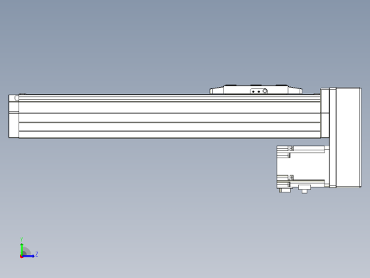 滚珠丝杠直线轴内置导轨TPA-GCR-80-1610C-L250-MP-M20-N3左视缩略图