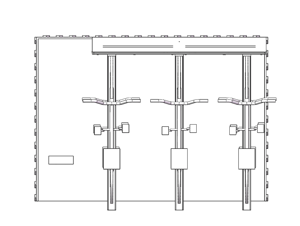 智能自行车停车位 sw+cad+说明书