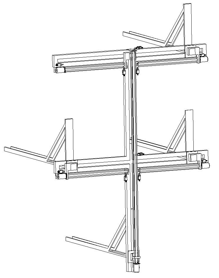 智能自行车停车位 sw+cad+说明书