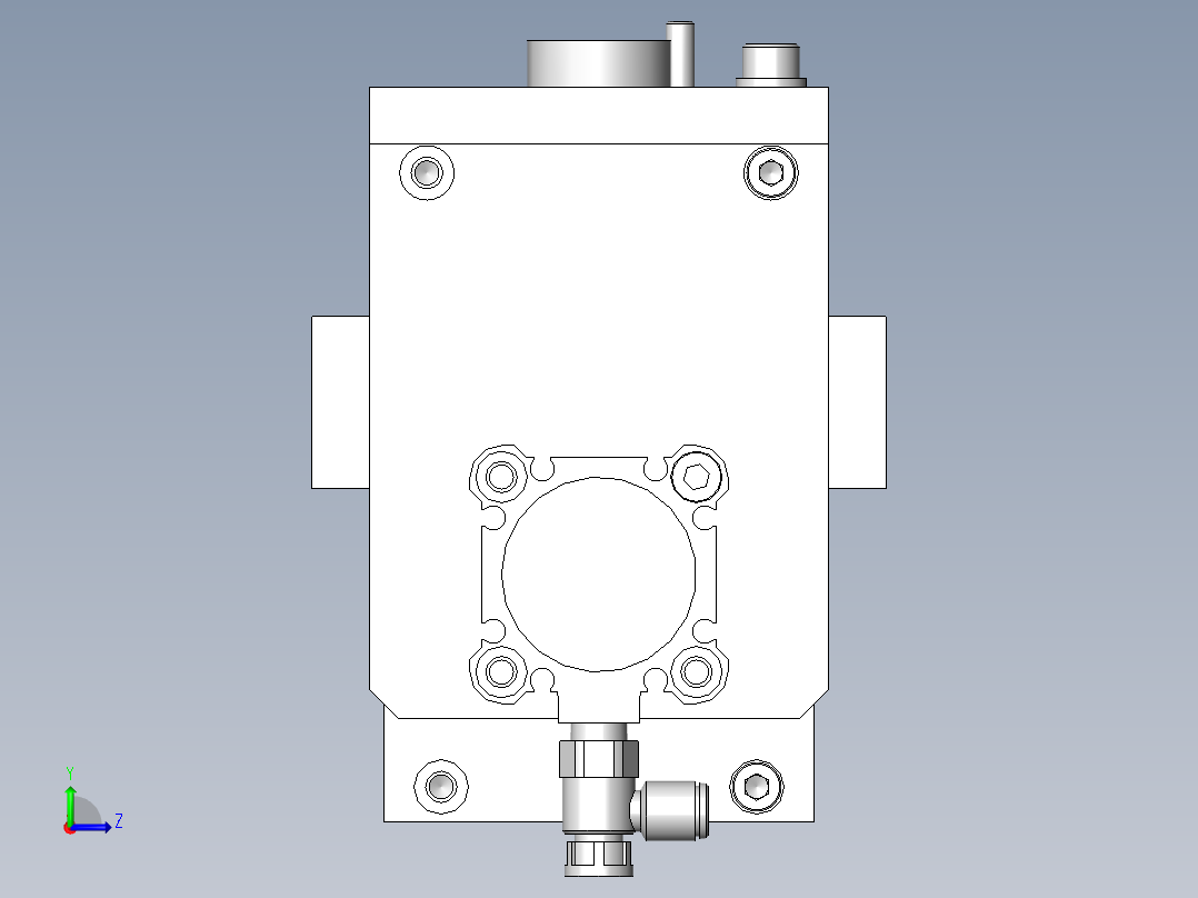 平行卡盘左视图