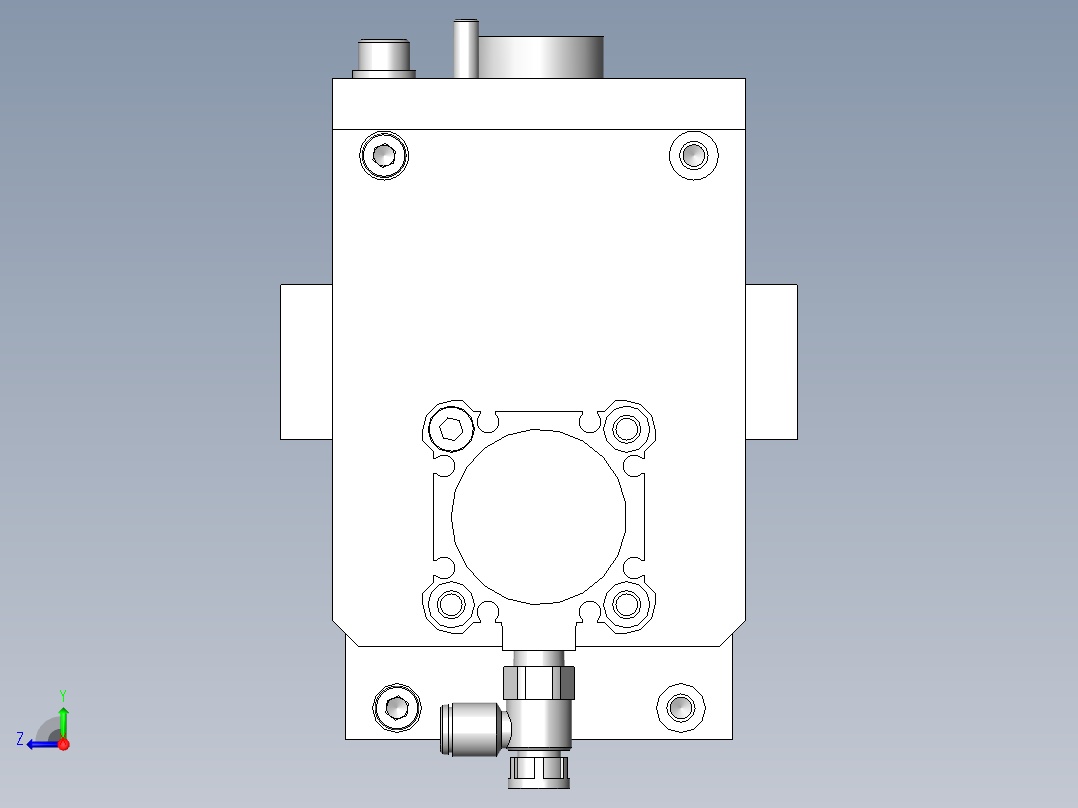 平行卡盘右视图