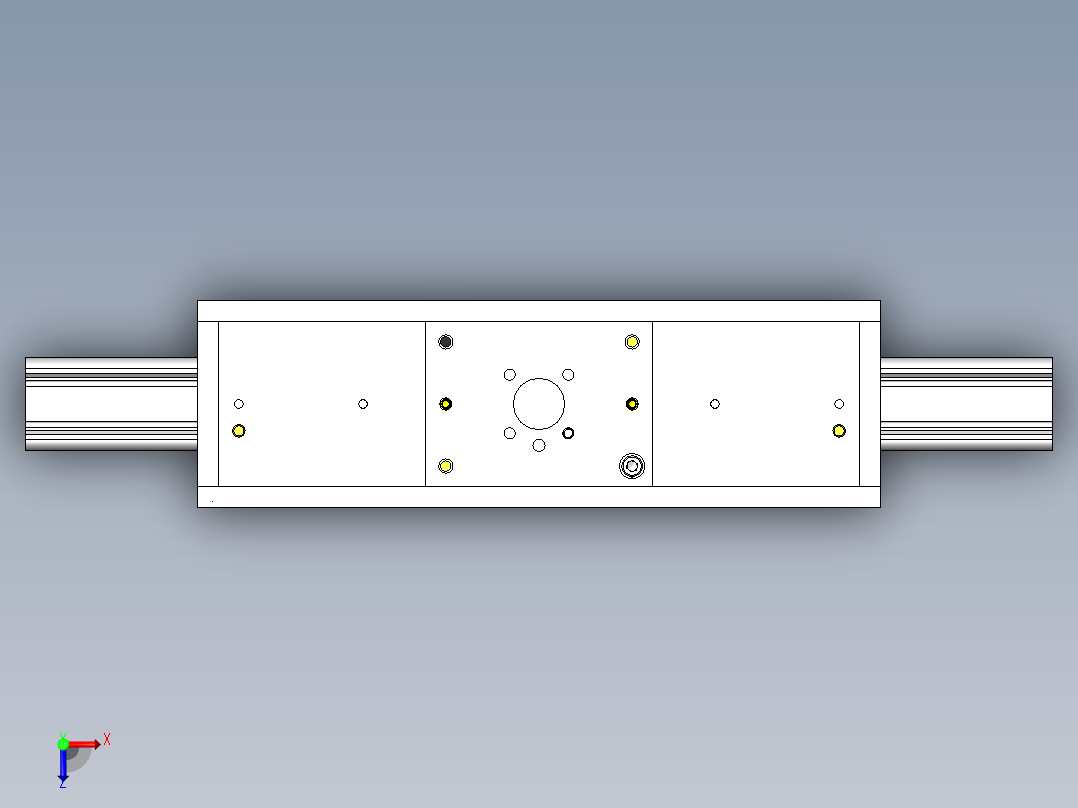平行卡盘俯视图