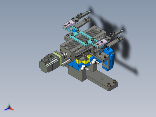 全自动硬盘摆臂钢珠铆合机proe4.0可编辑