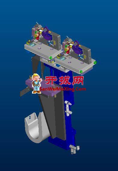 全自动硬盘摆臂钢珠铆合机proe4.0可编辑缩略图