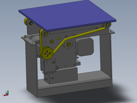 M34同步齿形带的分支合流装置