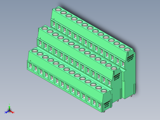DEGSON DG500 系列 5.05.087.62mm 接线端子-DG500A3-5.0-42P-14-00AH