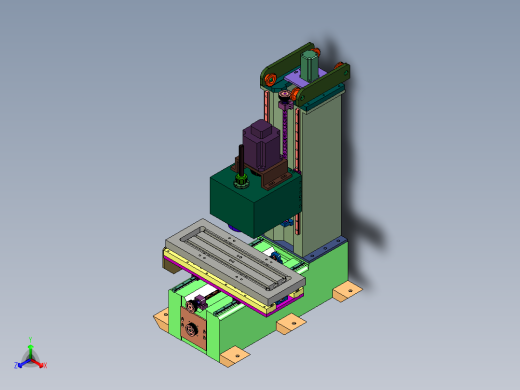 三轴滚珠线轨高速数控铣床