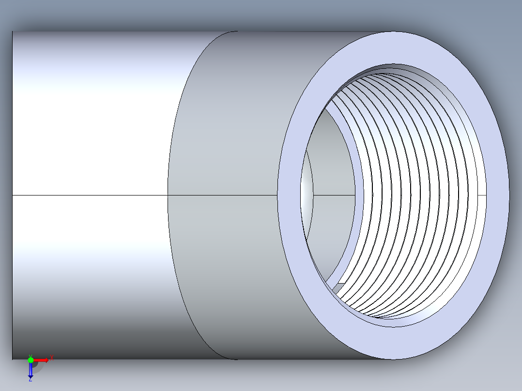 CPVC管件09-Sch80_45Elbow_FPTxFPT_9819-012 _1.25in俯视图