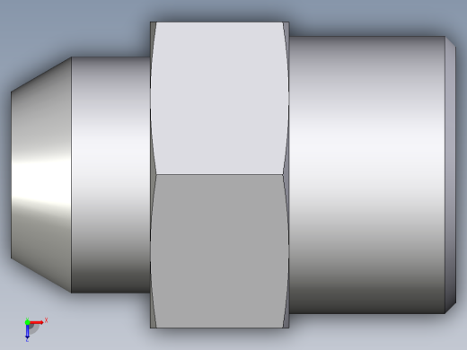 卡套式工业通用硬管接头EO_Weld_connector_AS12S71X俯视缩略图