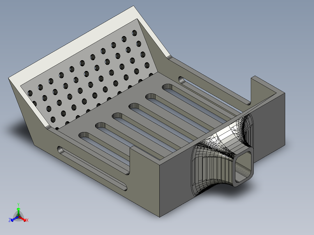 铲粪正等轴测图