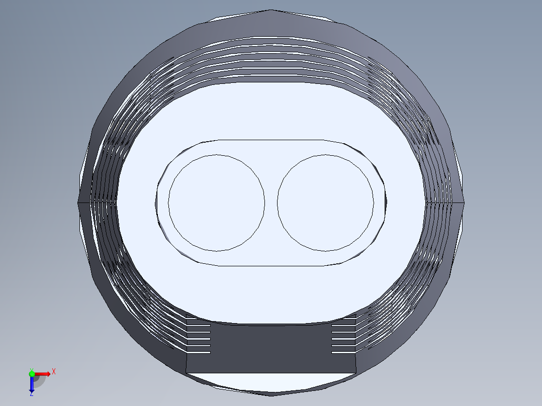FFR-410 检测距离30mm 1M线 安装头M4俯视图