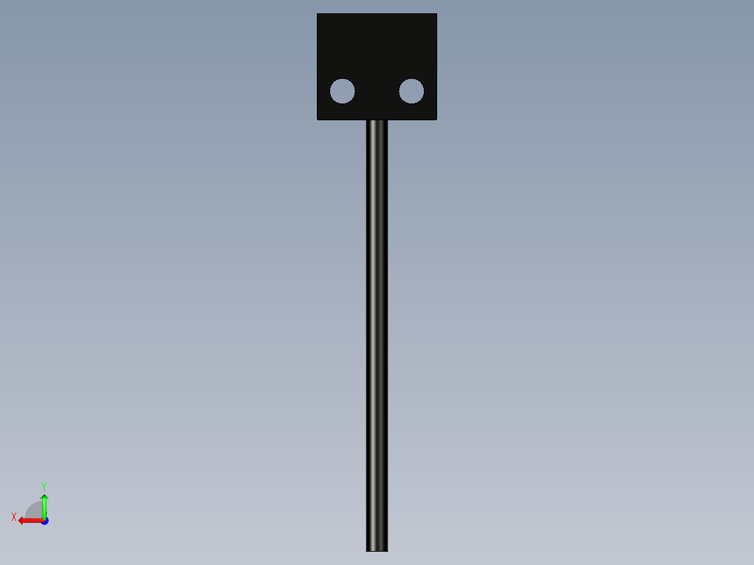 槽型光电传感器LU-L24后视图