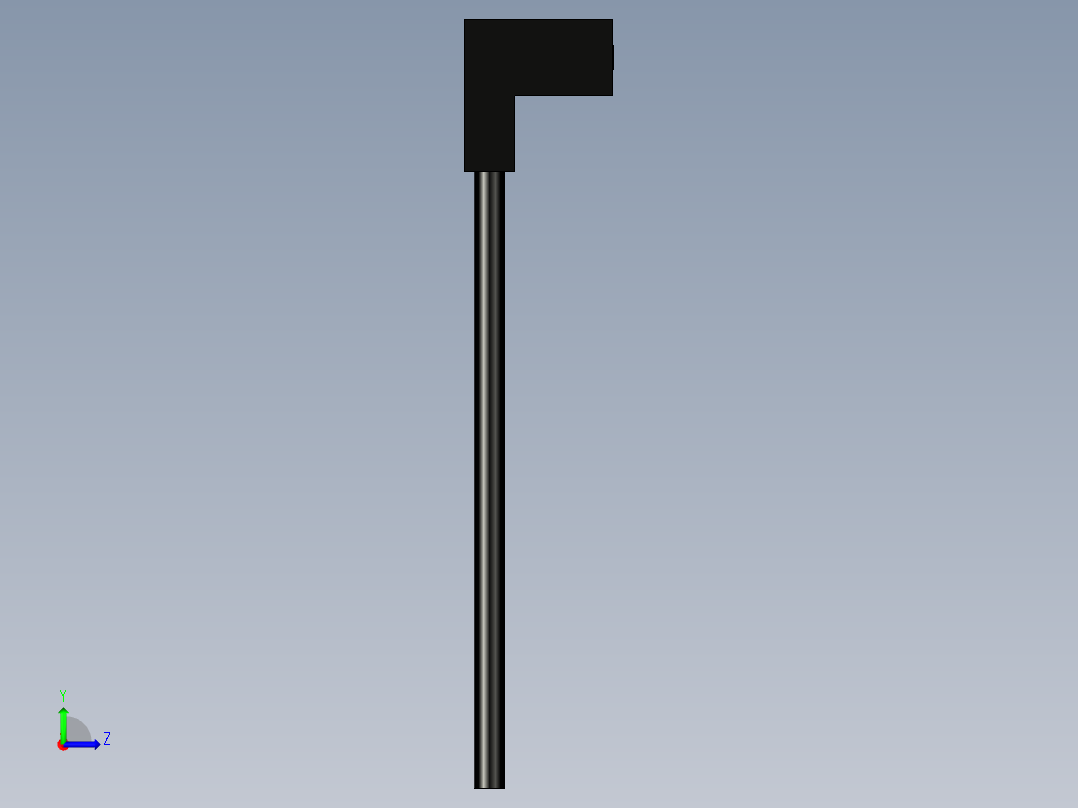 槽型光电传感器LU-L24左视图