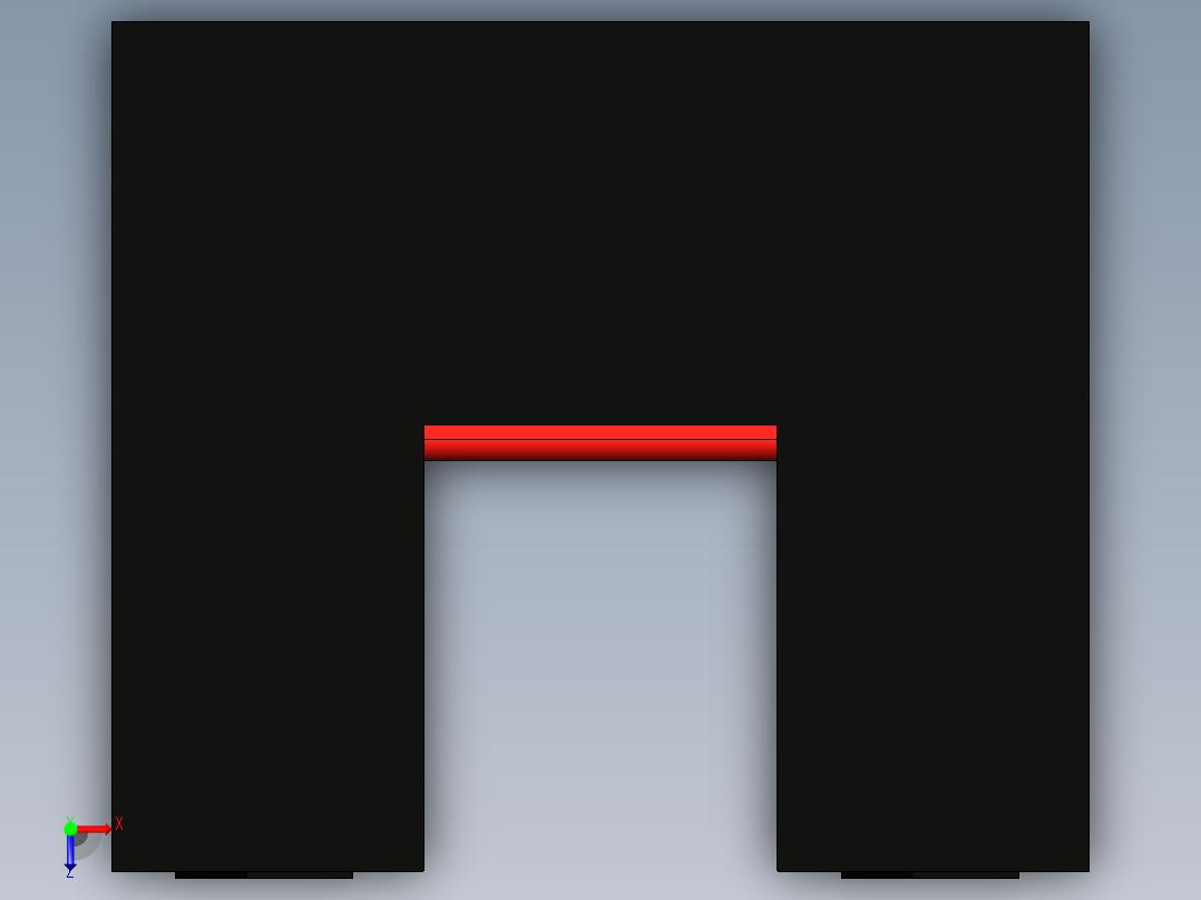 槽型光电传感器LU-L24俯视图