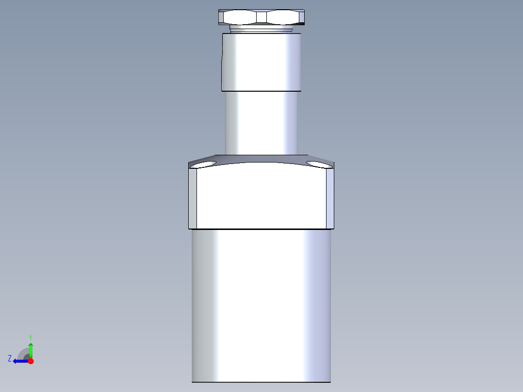 KOSMEKLHA1050-SR-Q30多系列多零件图纸模型右视图
