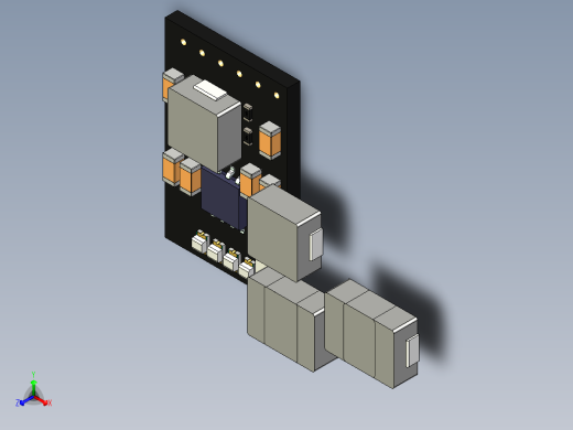 5v锂离子充电控制器模块18650正等轴测缩略图