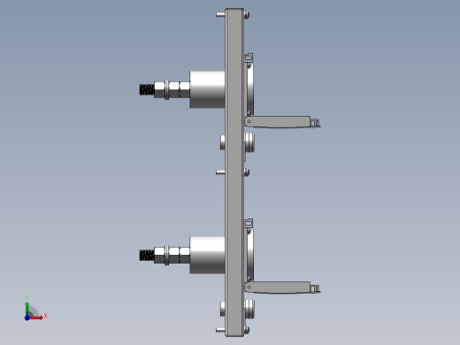 大功率航插连接器三维SW前视缩略图