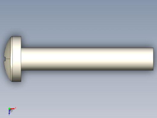 螺丝 M6 十字盘头-M6x35 Screw head.STEP俯视缩略图