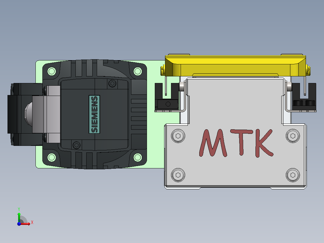 GTH内嵌丝杆全封闭GTH8S-BL-200W前视图