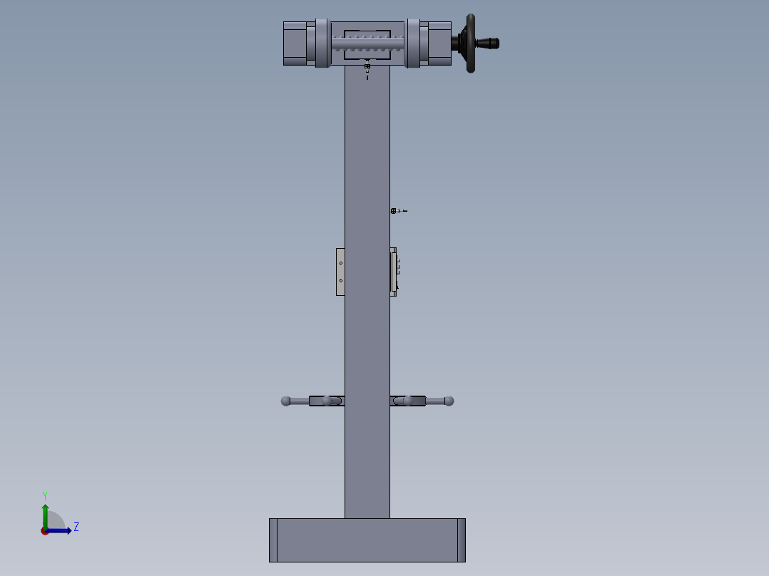 拉力强度检测设备sw18可编辑左视图