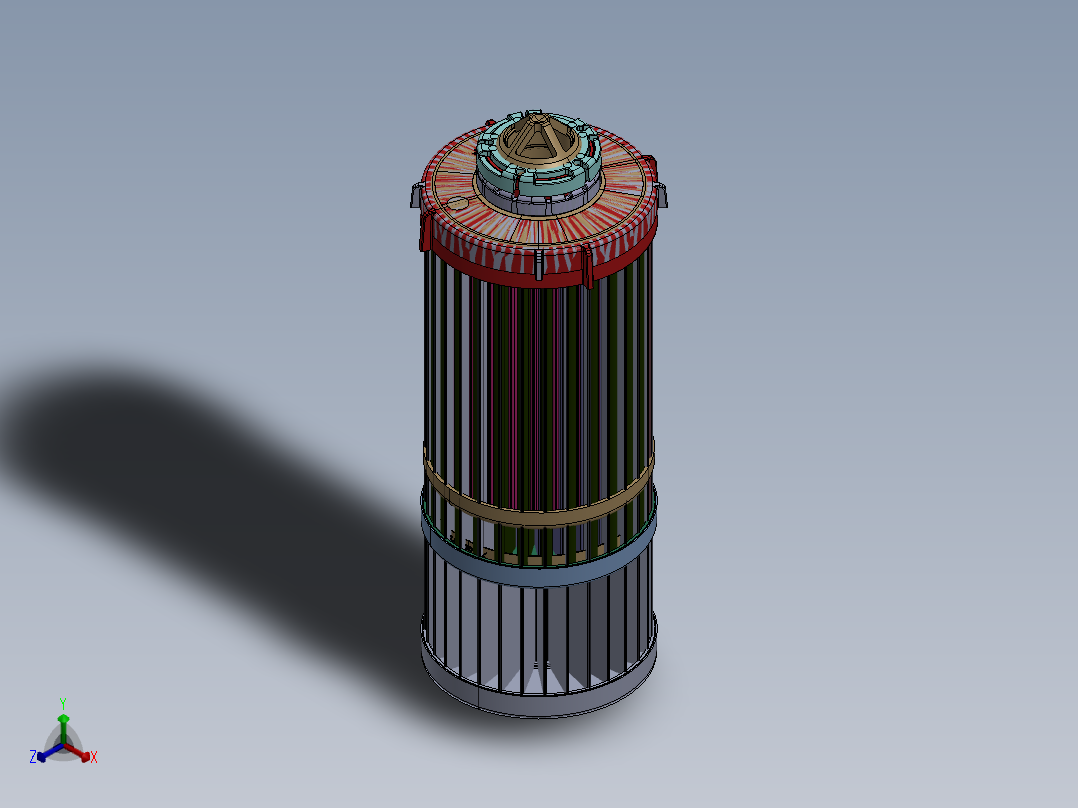 密封圈组装及检测sw22正等轴测图