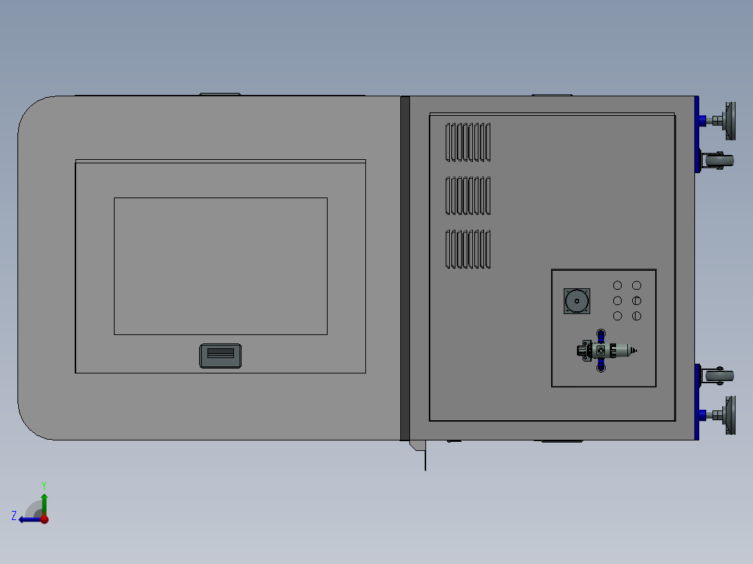 GT平面度直线度机台sw20右视图