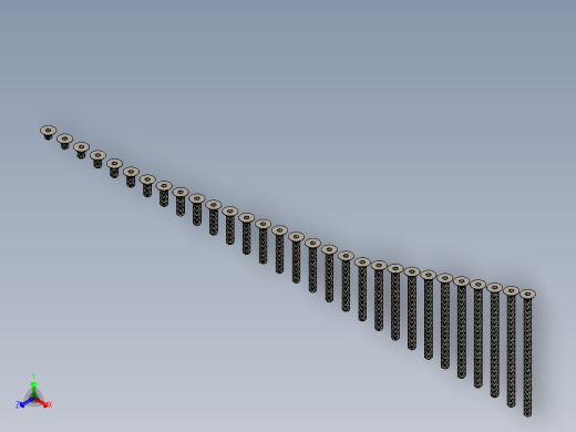 M10系列沉头内六角螺钉