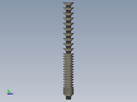 M10系列沉头内六角螺钉左视缩略图